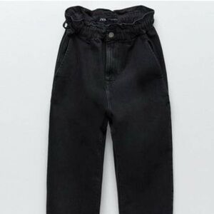 Zara Black Baggy Jeans - 6